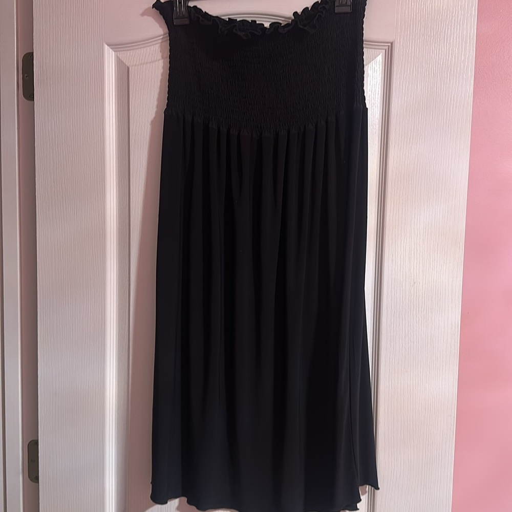 Black Strapless Dress